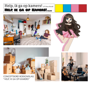 Conceptbord "Help ik ga op kamers!"